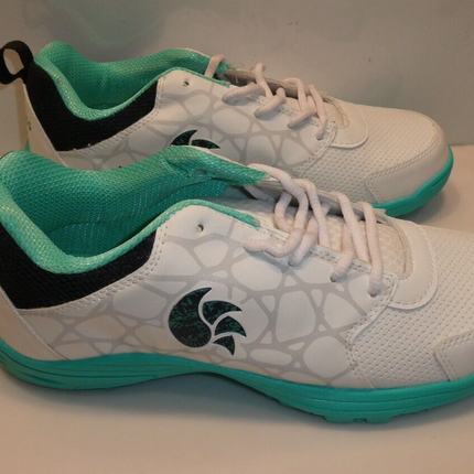 DSC Belter (SEA Green/White) Cricket Shoes, Size US: 9 (UK 8)