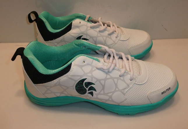 DSC Belter (SEA Green/White) Cricket Shoes, Size US: 9 (UK 8)