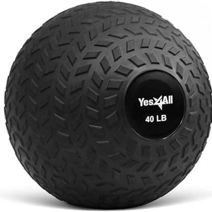Yes4All Slam Balls Tread Exercise Ball 18KG/40LB