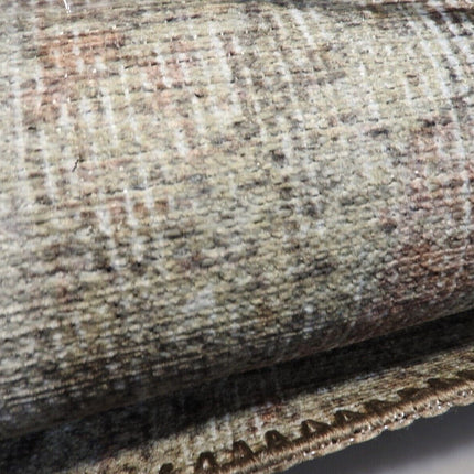 Home Culture Verde Collection Washable Rug VTL0023-00 200 X 290 D, BROWN