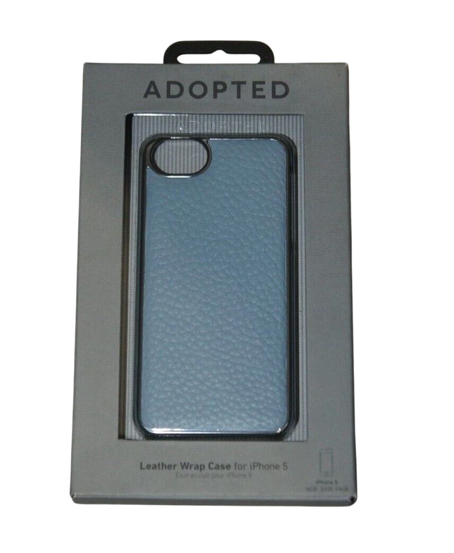 Adopted Leather Wrap Case for iPhone 5 - Moonlight/Silver