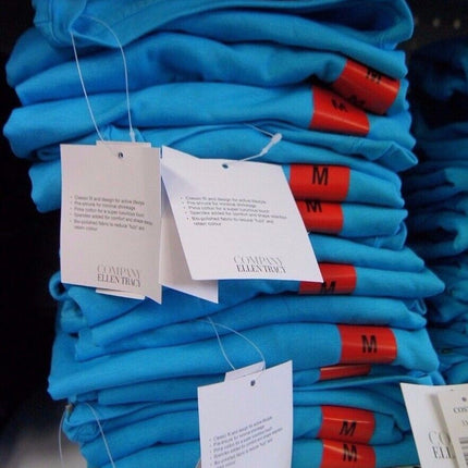 36 x Ellen Tracy Woman's Full T-Shirt Teal T-Shirt Size - M