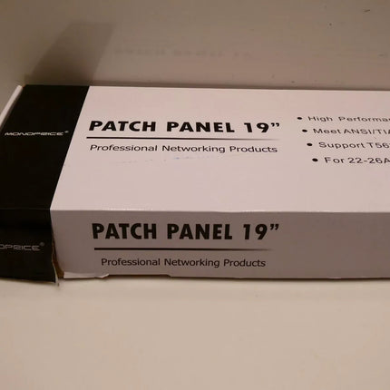 Monoprice 107307 Cat5 Enhanced 110Type 96-Port (568A/B Compatible) Patch Panel