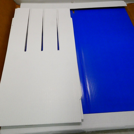 Classroom Keepers Poster & Roll Storage, Blue, 24"H x 12-1/4"W x 12-1/4"D