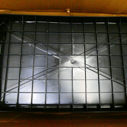 CleanLink 3-Tier Utility Trolley, 139.5 cm Height, Black