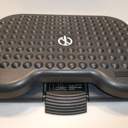 Mind Reader ' Comfy ' Adjustable Height Ergonomic Foot Rest - Black