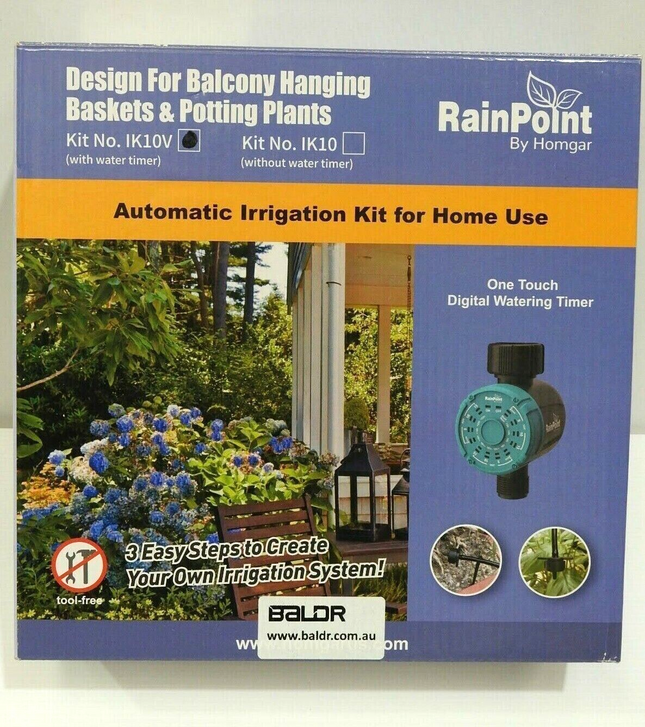 Rainpoint Water Timer Garden Irrigation Equipment Hose Timer, 23 * 20 * 7.5cm