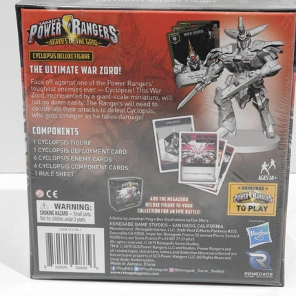 Renegade Game Studios Power Rangers Heroes Cyclopsis Deluxe Figure Game - Red