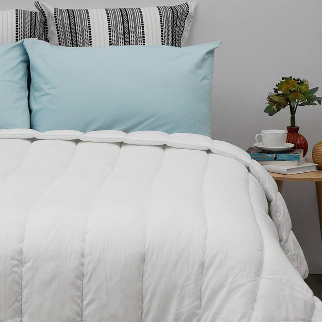 Tontine Australian Wool Quilt Single Size - Super Warm, Heavy Weight Rating, Nat