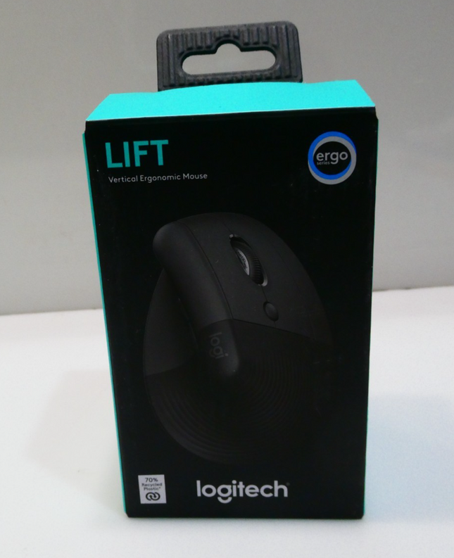 Logitech Lift Vertical Ergonomic Optical Mouse Wireless Bluetooth - Graphite