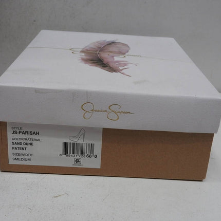 Jessica Simpson Women's Parisah Platform Heel Pumps, Sand Dune, 9 M US