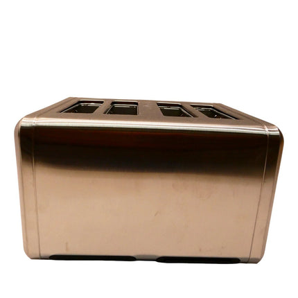 Black + Decker BD4250 Toaster 4 Slice, Stainless Steel