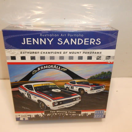 Blue Opal Jenny Sanders Bathurst 2 Winning Fords 1000 Piece Jigsaw Puzzle