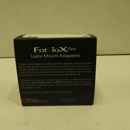 Fotodiox Pro Lens Mount Adapter PK (a) NIK D-Click
