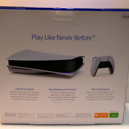 Sony PS5 PlayStation 5 Blu-Ray Edition Console White (Not Loading Disc)