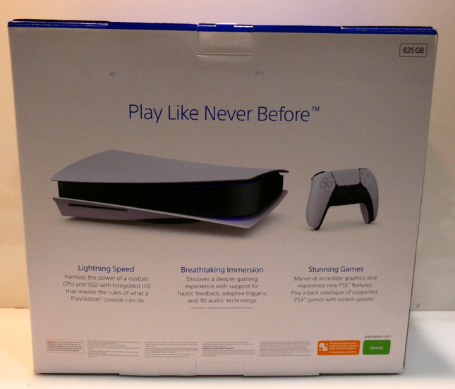 Sony PS5 PlayStation 5 Blu-Ray Edition Console White (Not Loading Disc)