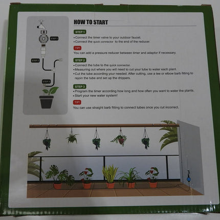 Rainpoint DIY Mist Kit Irrigation System Kit Watering Timer