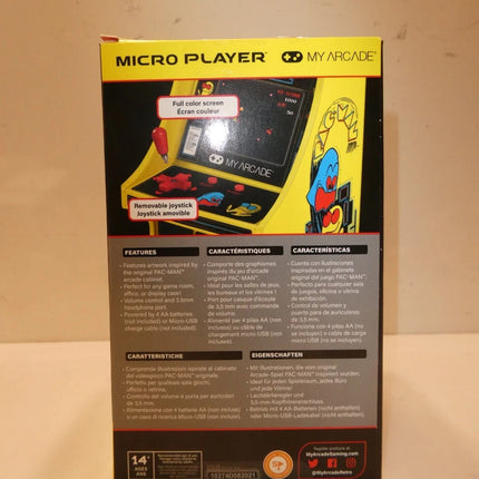 MY ARCADE DGUNL-3220 Retro PAC-Man Micro Player - Black