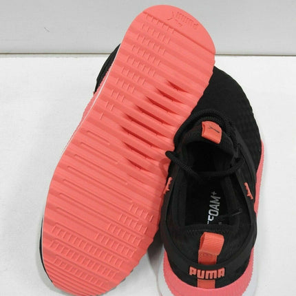Puma SoftFoam+ Pacer Next Excel Jr Puma Black-Calypso Coral, UK 5 US 6C