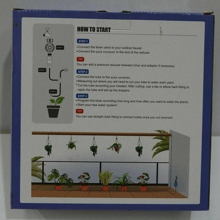 Rainpoint Water Timer Garden Irrigation Equipment Hose Timer, 23 * 20 * 7.5cm