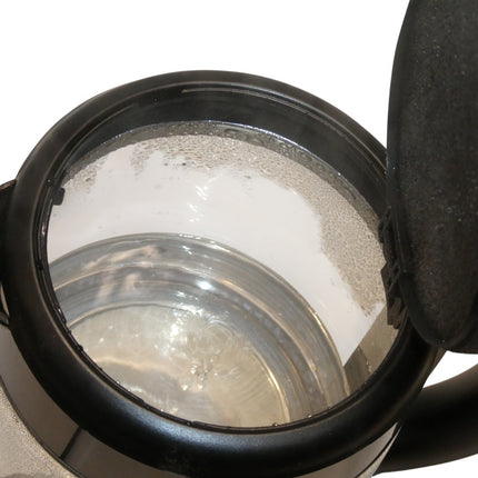 Russell Hobbs Brooklyn 1.7L Glass Kettle - Black Stainless Steel (RHK172BCH)