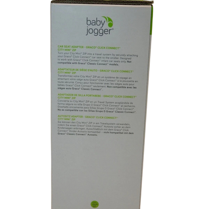 Baby Jogger City Mini Zip Car Seat Adapter Graco Click Connect Black