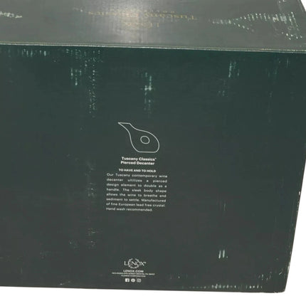 Lenox Tuscany Classics Pierced Decanter, 3.35 LB, Clear