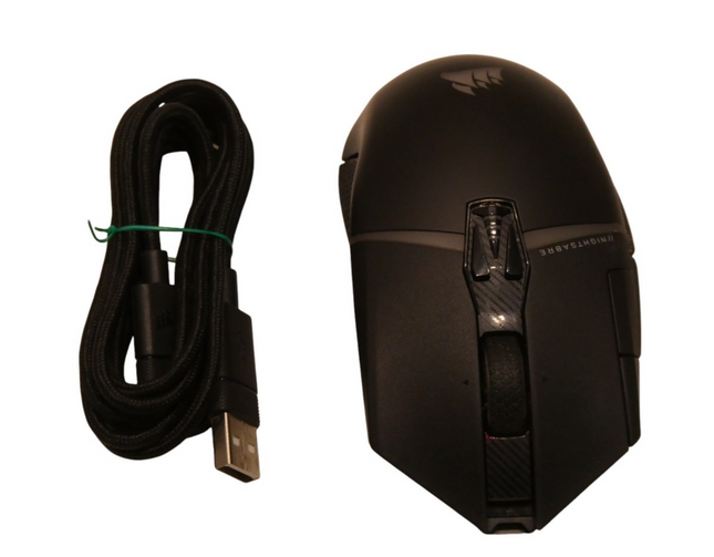 Corsair Nightsabre Wireless RGB Gaming Mouse Programmable Buttons 26000 DPI