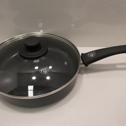 GreenLife Soft Grip Diamond Healthy Ceramic Nonstick, 12 pc Cookware Pots