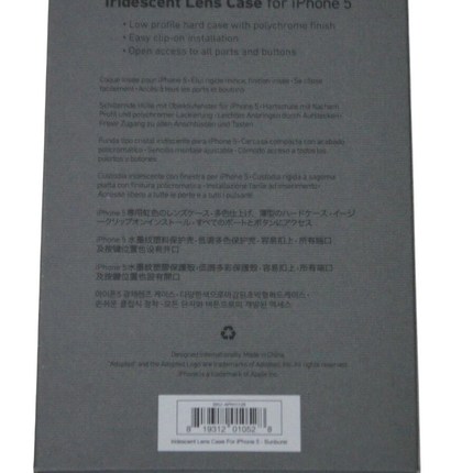 Adopted Iridescent Lens Case for iPhone 5 - Sunburst