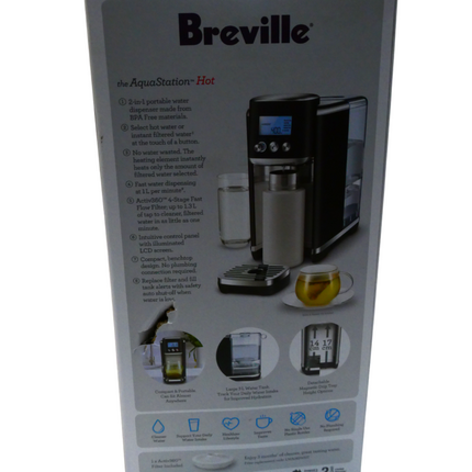 Breville the Aquastation Hot Water Dispenser (Black Truffle), LWA200BTR Colou...