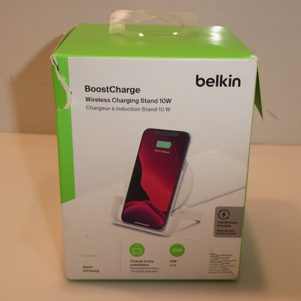 Belkin BoostUp Charge Wireless 10W Charging Stand White