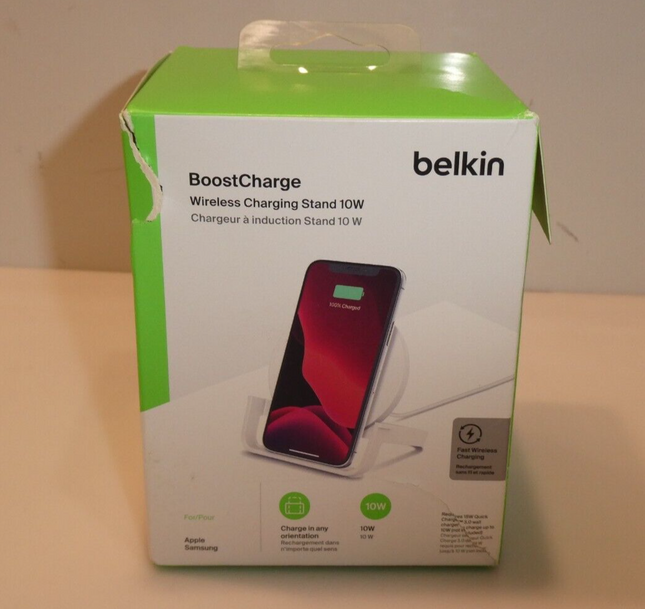 Belkin BoostUp Charge Wireless 10W Charging Stand White