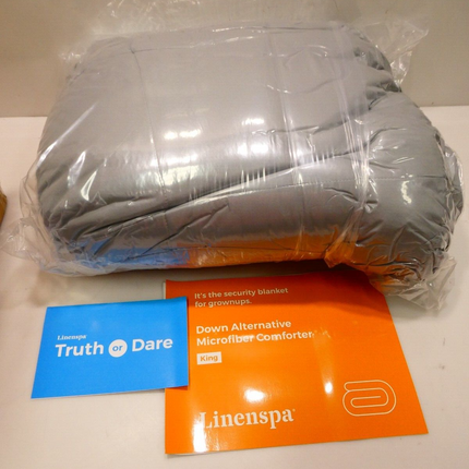 Linenspa All-Season Reversible Down Alternative Quilted Comforter - Hypoallergen