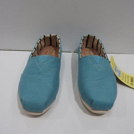 TOMS Women's Heritage Canvas Original, Marine Blue Heritage Canvas - 7 US