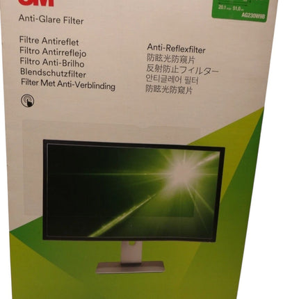 3M Privacy Filter Anti-Glare Filter for 23" Widescreen Monitor (AG230W9B) -Clear