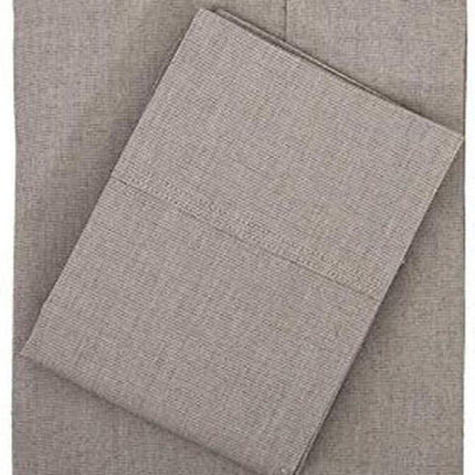 Bambury Chambray Sheet Set, Double, Taupe
