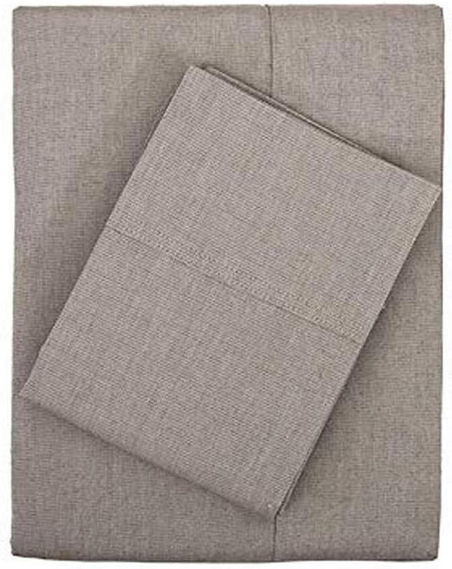 Bambury Chambray Sheet Set, Double, Taupe