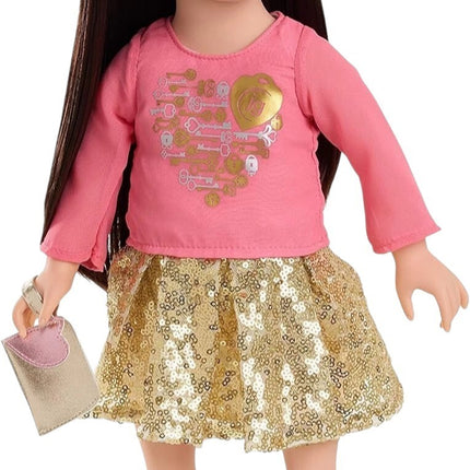 Journey Girls 18-Inch Callie Hand Painted Doll with Brown Hair and Brown Eyes