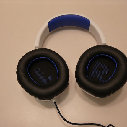 JBL Quantum 100P PS Version Headset, White Blue
