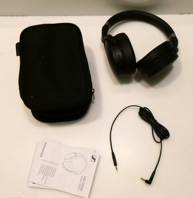 Sennheiser HD 450SE Over Ear Noise Cancelling Wireless Headphones Black