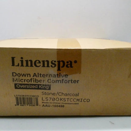 Linenspa AllSeason Reversible Down Alternative Quilted Comforter Oversized King