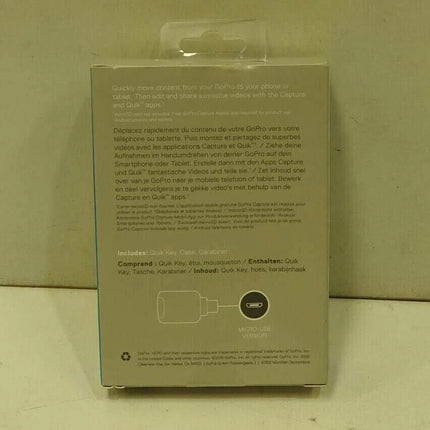 GoPro Quik Key MicroSD Card Reader for Micro -USB