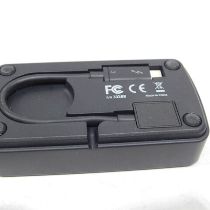 Monoprice Thunderbolt 3 Mobile Travel Dock, Dual Video HDMI and DisplayPort