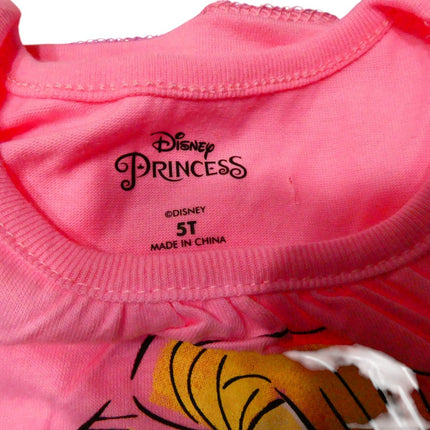 Disney Princess Moana Frozen Girls T-Shirt Tulle Mesh Skirt and Scrunchie 3 Piec