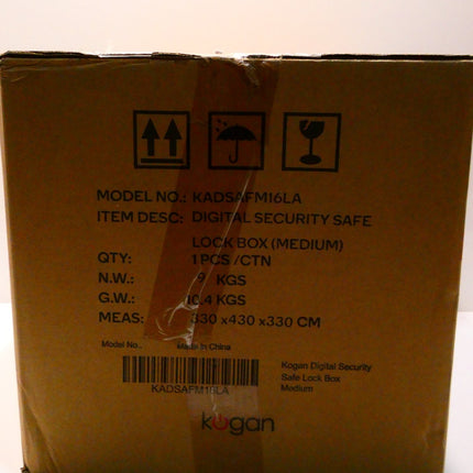 Kogan Digital Security Safe Lock Box (Medium)