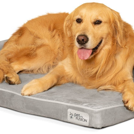 PetFusion Memory Foam Dog Bed (The BetterLounge) with Waterproof Liner & Removab