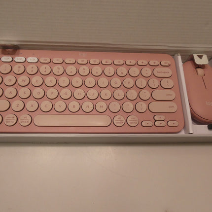 Logitech Pebble 2 Wireless Keyboard and Mouse Combo - Tonal Rose
