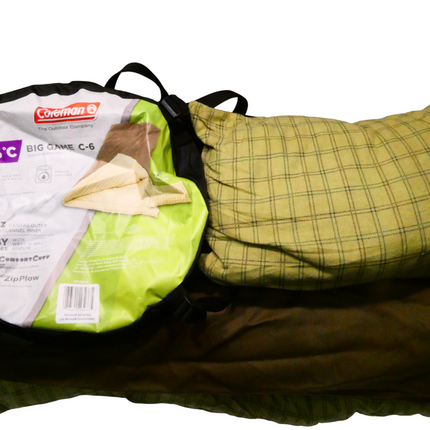 Coleman 2000032181 Big Game C-6 Sleeping Bag - Olive