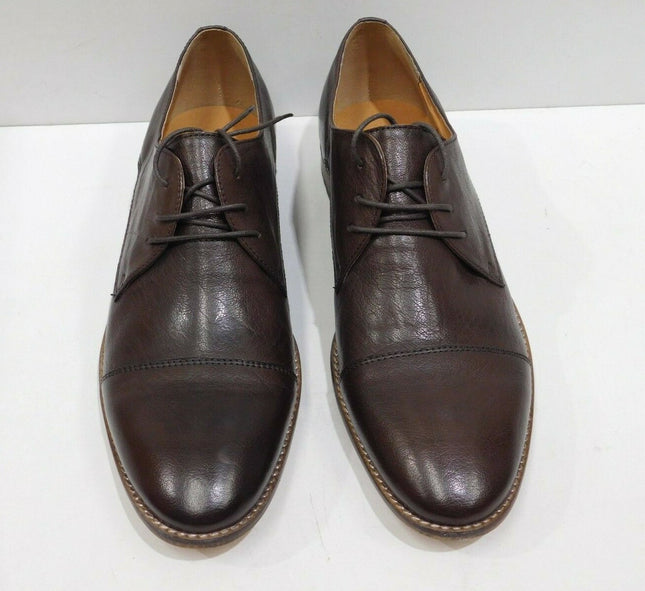 CROFT Men's Ari Lace-Up Flat Shoes, Choc, EU 44 11 US